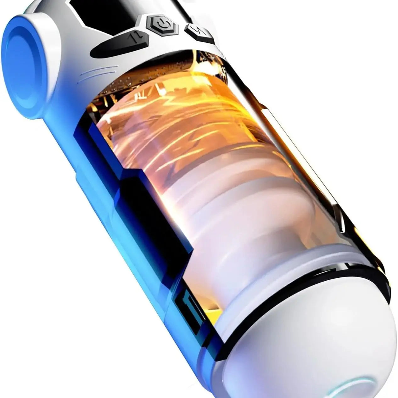 Masturbator Adult Sex Toys for Men 3 in 1 Automatic Thrusting Sucking Vibration Mode Blowjob Simulated Vagina Male Sex Supplies