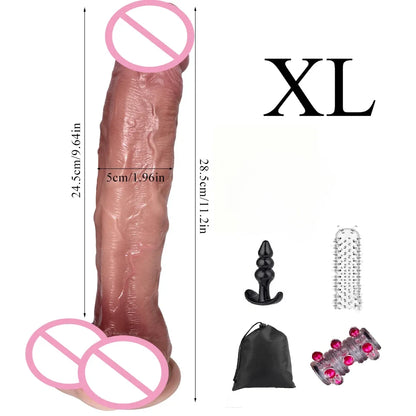 Silicone Realistic Dildo Adult Sex Toys Anal Dildo with Suction Cup Consolador Penis for Women Erotic Masturbators Penetration