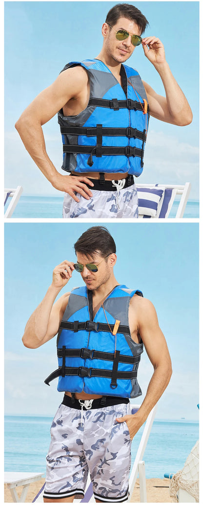 Life Jacket Vest For Adults And Kids,Water Sports Buoyancy Aids Suitable For Fishing,Sailing,Surfing,Boating,Kayaking