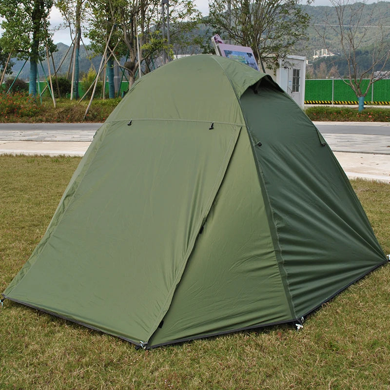 Camping Tent with Rainfly, 2, 3 Person Tent, Set up in 10 Mins, Weatherproof Tent for Camping, Festivals, Backyard, 2 Layers