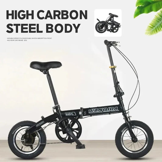 Student Off-road Racing Bike Folding Mountain Bike for Adult Male and Female Teenagers