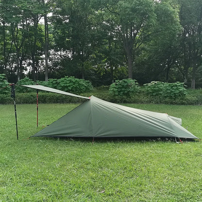 Outdoor Camping Tent Single Person Camping Tent Water Resistant Tent Aviation Aluminum Support Portable Sleeping Bag Tent