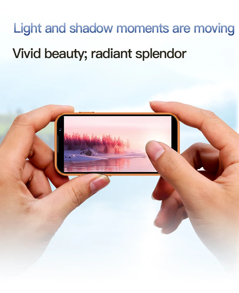SOYES i17 Mini Smartphone 3.0" Display 2GB RAM 16GB ROM Dual SIM Standby Dual Camera Android 9.0 Multi Apps Support Small Phone