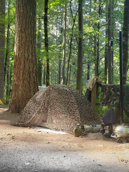 Outdoor Single Camping Tent Ultra light Hiking Tent, Double-layer Marching Camouflage Rainproof Tent trekking Shelter Tent