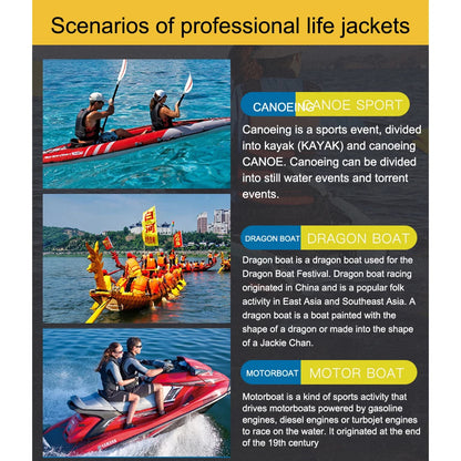 Neoprene Life Jacket Buoyancy Fishing Water Ski Vest Wear-resistant Survival Suit Water Sports Life Jacket For Swimming Fishing