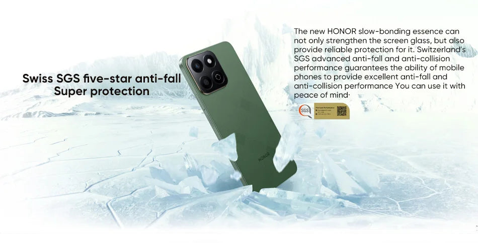 2025 New HONOR 200 Smart Global Version Snapdragon 4 Gen 2 5G Smartphone 6.8'' 120Hz TFT LCD Display 35W HONOR SuperCharge IP64