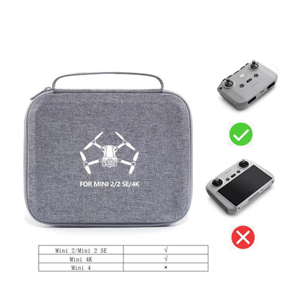 New Carrying Case Protective Sotrage Bag Waterproof Suitcase for DJI Mini 2/2SE/4K Drone Remote Battery Accessories