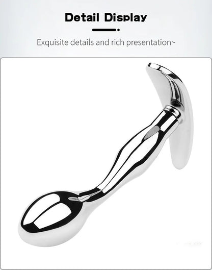 Metal Anchor Base Anal Plug outdoor Butt Plug Stainless Dildos Women'S Vaginal Plug Adult Couple Gay Masturbating Intimate Toys