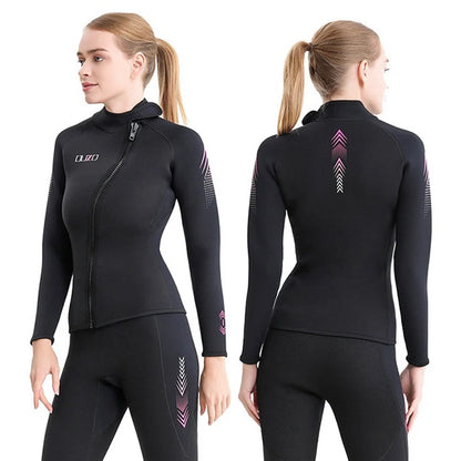 New 3MM Neoprene Men Woman Wetsuits Warm Split Diving Clothing Elasticity Scuba Surfing Snorkeling Water Sports Diving Suit