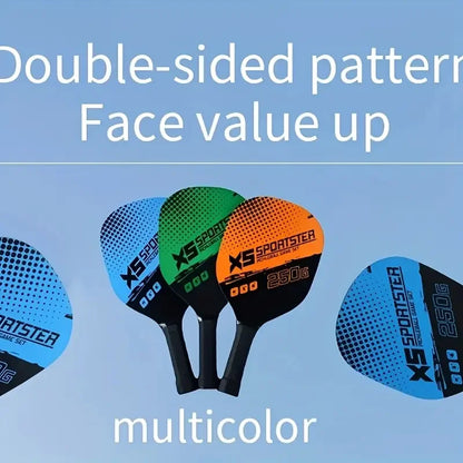 Pickleball Racket Set (2 Rackets + 4 Balls + 1 Cosmetics Bag) High-Quality Poplar Base Plate Pickleball Racket Set Outdoor Sports Special Beginners Entry Training Racket Beach Sports Equipment