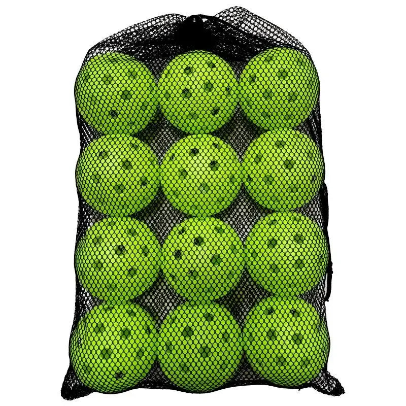 6/12 PCS Indoor Pickleball Balls 40 Holes Colorful and Durable Pickleballs 74mm Training Ball Practice Competition Pickleball