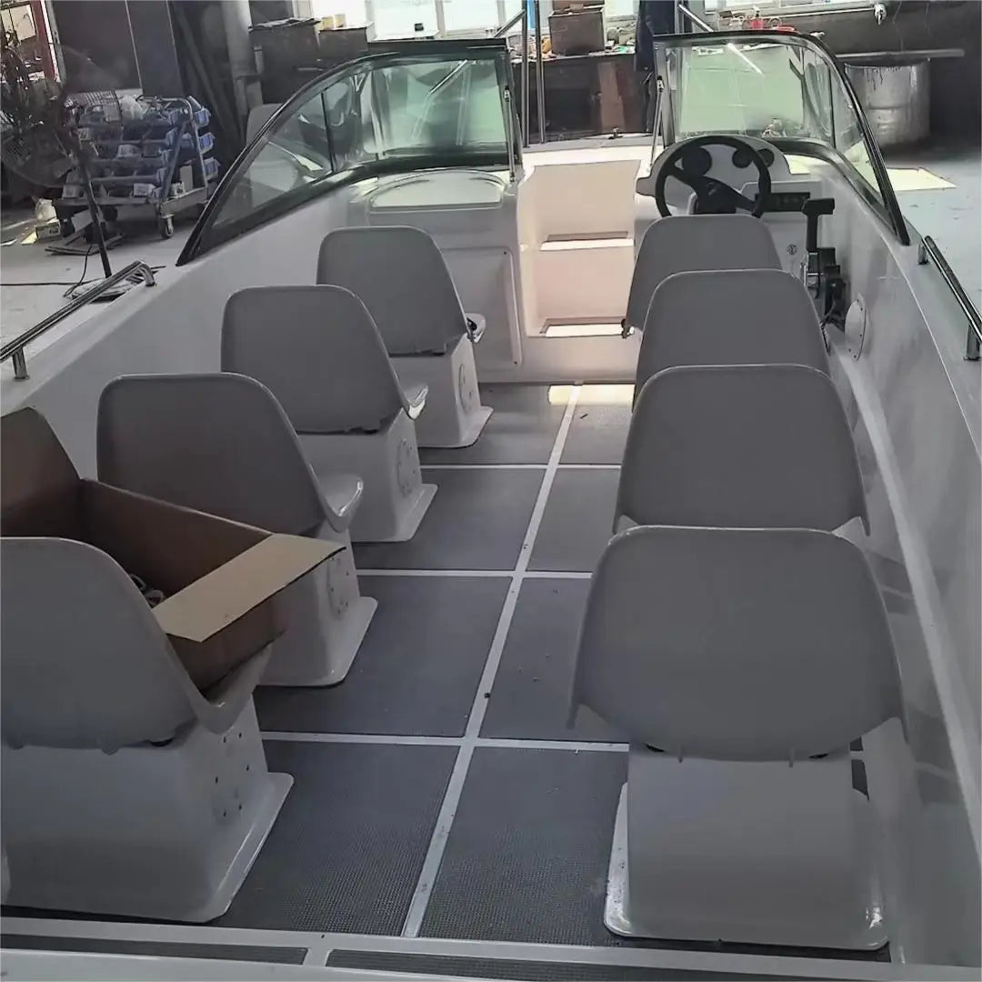 China Factory Cheap 6 Meters 10 Seats  Yacht Luxury Boat Yacht for Water River Park  Sea Beach Tourism