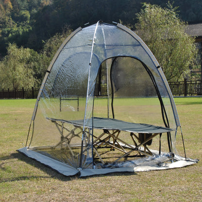 All Weatherproof Shelter,720°View Weather Tent,2 Person Instant Tent,Outdoor Transparent Tent for Sport Event,Camping