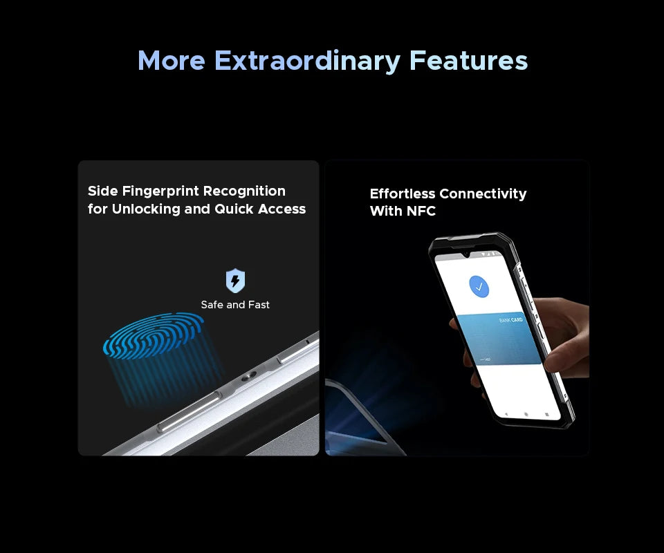 Global Version DOOGEE S200 5G Rugged Phone 12GB +256GB 6.72" Display 100MP AI Main Camera 10100mAh Mobilephone Android 16 NFC