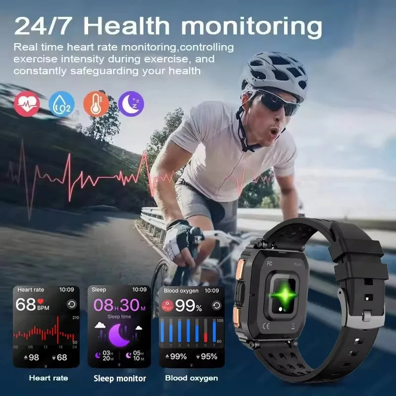 2026 New 1000mAh Battery Smart Watch Men 1.91" AMOLED Screen Men Outdoorsports Watch Waterproof Bluetooth Call Sports Smartwatch