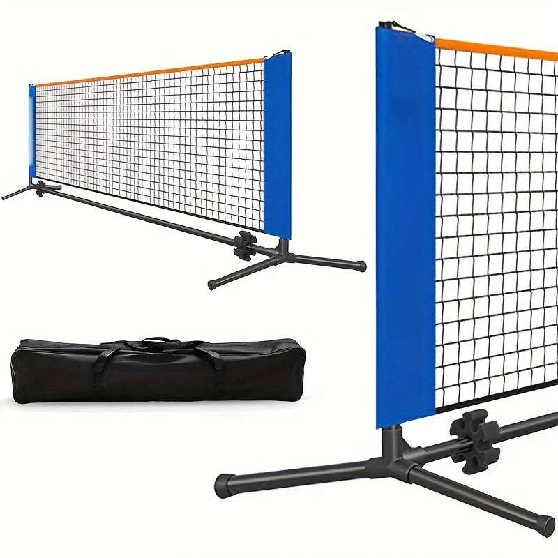 Portable 3m Pickleball Net for Tennis & Badminton Training Quick Setup Lightweight Foldable PE Material No Iron Frame