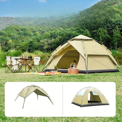Outdoor Tent Camping Automatic Tent double-deck tents double door tent folding camping tent Beach tent Outdoor Fishing tent