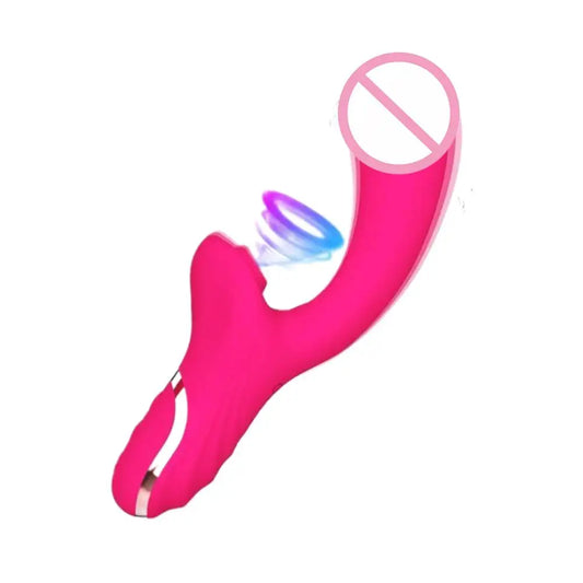 Adult Toys Female Pleasure Roller Vibrator Hollow Beads Suction Paddle Function Silicone Waterproof Body Safe Intimate Toys