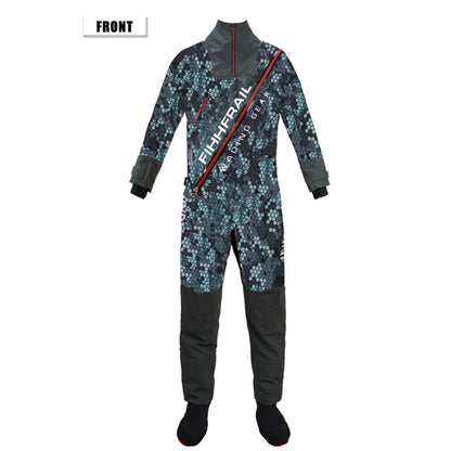 Waterproof Dry Suit One-piece Drysuit Wading for Kayak Canoe ATV/UTV Water Sport Wader Finn-Trail Men Women Drysuit