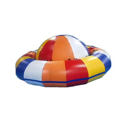 Commercial Boat Inflatable Water Toys Ride Spinning Towable Inflatable Water Tube Sports UFO Toy for Adults and Kids