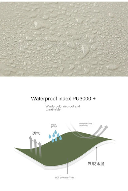 Outdoor Camping, Double Deck, Rainstorm Proof, Wind Proof, Thickened Climbing, Super Light, Hand In Hand, Camping Tent