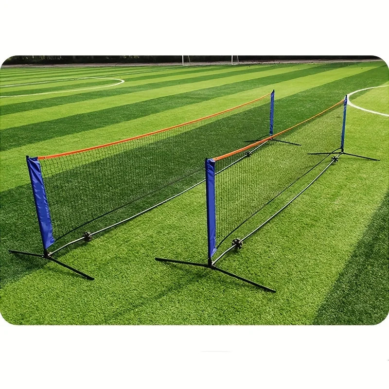 Portable 3m Pickleball Net for Tennis & Badminton Training Quick Setup Lightweight Foldable PE Material No Iron Frame