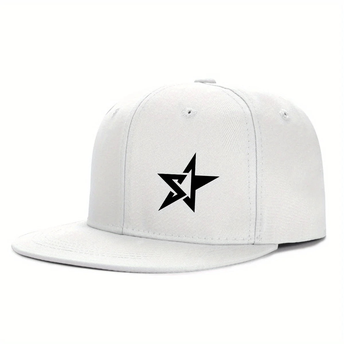 Hats for women in spring and summer, outdoor flat brimmed hats for men, hardtop breathable wide brimmed hip-hop hats, American s