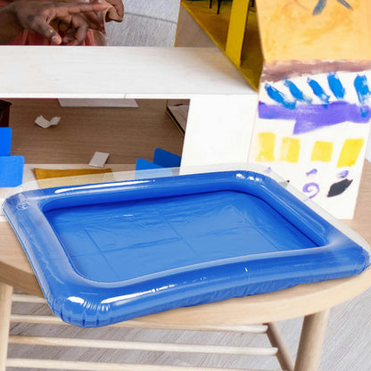 Inflatable Swimming Pool For Dolls Toys Kids Playset Sand Tray Water Tray Rectangular Pool Pvc Material Summer Child Accessories