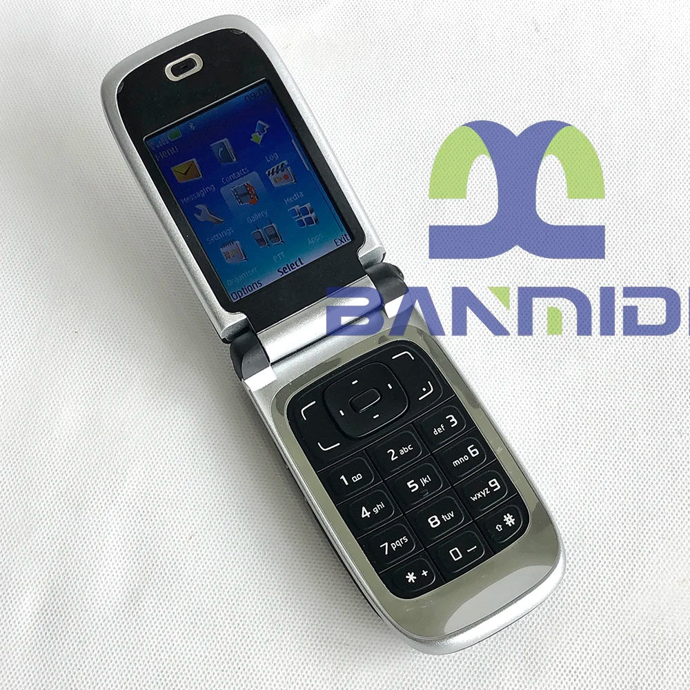 Unlocked Original 6131 Flip Mobile Cell Phone 2G GSM 850/900/1800/1900 Cellphone Arabic Russian Hebrew Keyboard. Made in Finland