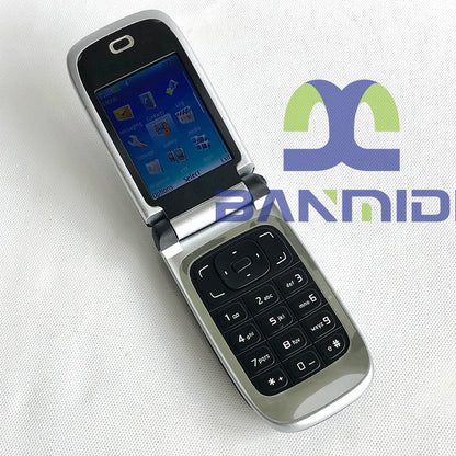 Unlocked Original 6131 Flip Mobile Cell Phone 2G GSM 850/900/1800/1900 Cellphone Arabic Russian Hebrew Keyboard. Made in Finland