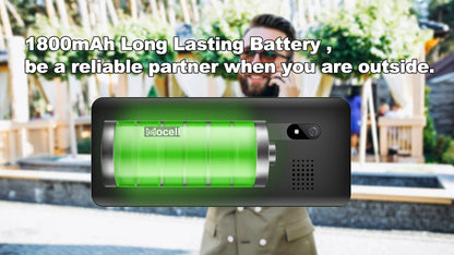 Mocell MC1806 Feature Phone 1.77" Display Digital Camera Dual Sim Loud Speaeker MP3 MP4 FM Radio Sound Recorder Senior Phone