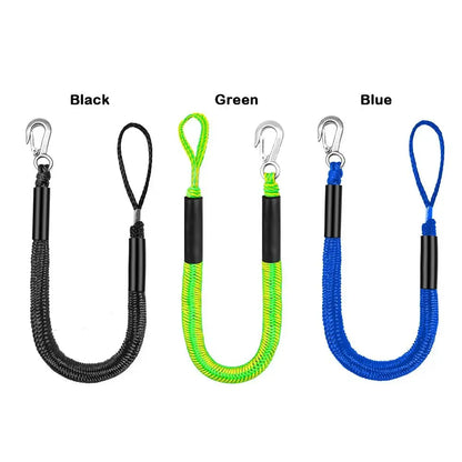 4FT Kayak Boat Bungee Elastic 3 Colors Watercraft Sea Doos Jet Ski Pontoon Power Boat Mooring Rope Outdoor Accessories
