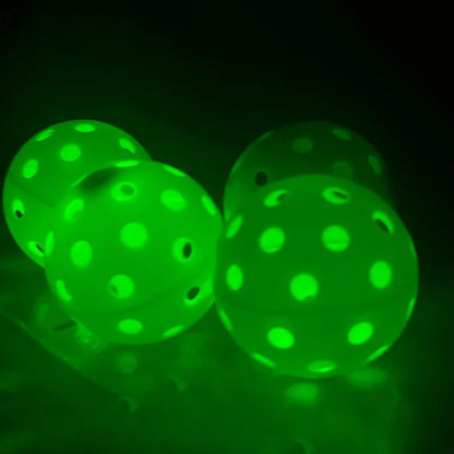 〔E〕LED Light Up Pickleball Balls,Glow In The Dark Pickleball,Pickleball Gifts For Men And Women,Outdoor Pickleball Balls Play
