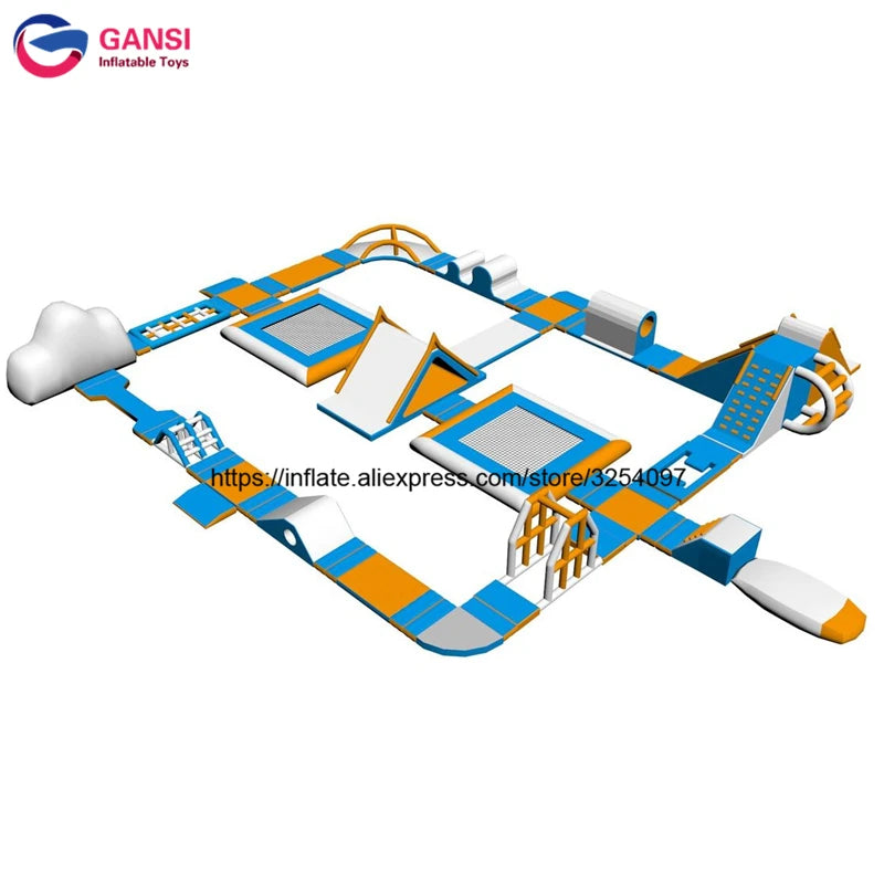 Pool Water Park Floating Sea Parks Inflatable Water Games Park Rides For Kids And Adults