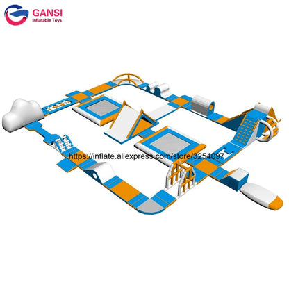 Pool Water Park Floating Sea Parks Inflatable Water Games Park Rides For Kids And Adults