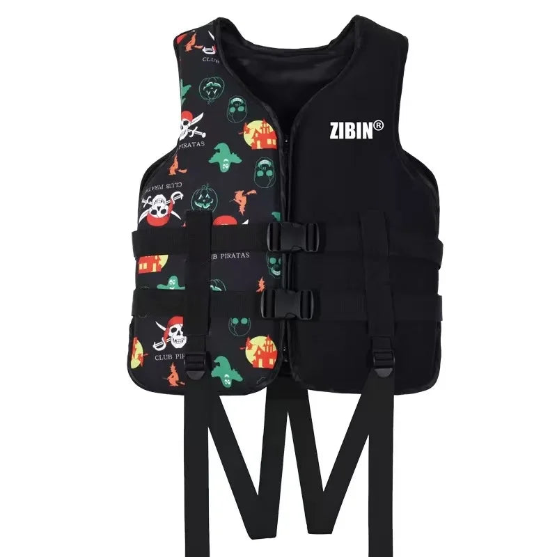 New Life Jacket Neoprene Safety Life Vest Water Sports Fishing Kayaking Boating Swimming Drifting Safety Vest for Adult Children