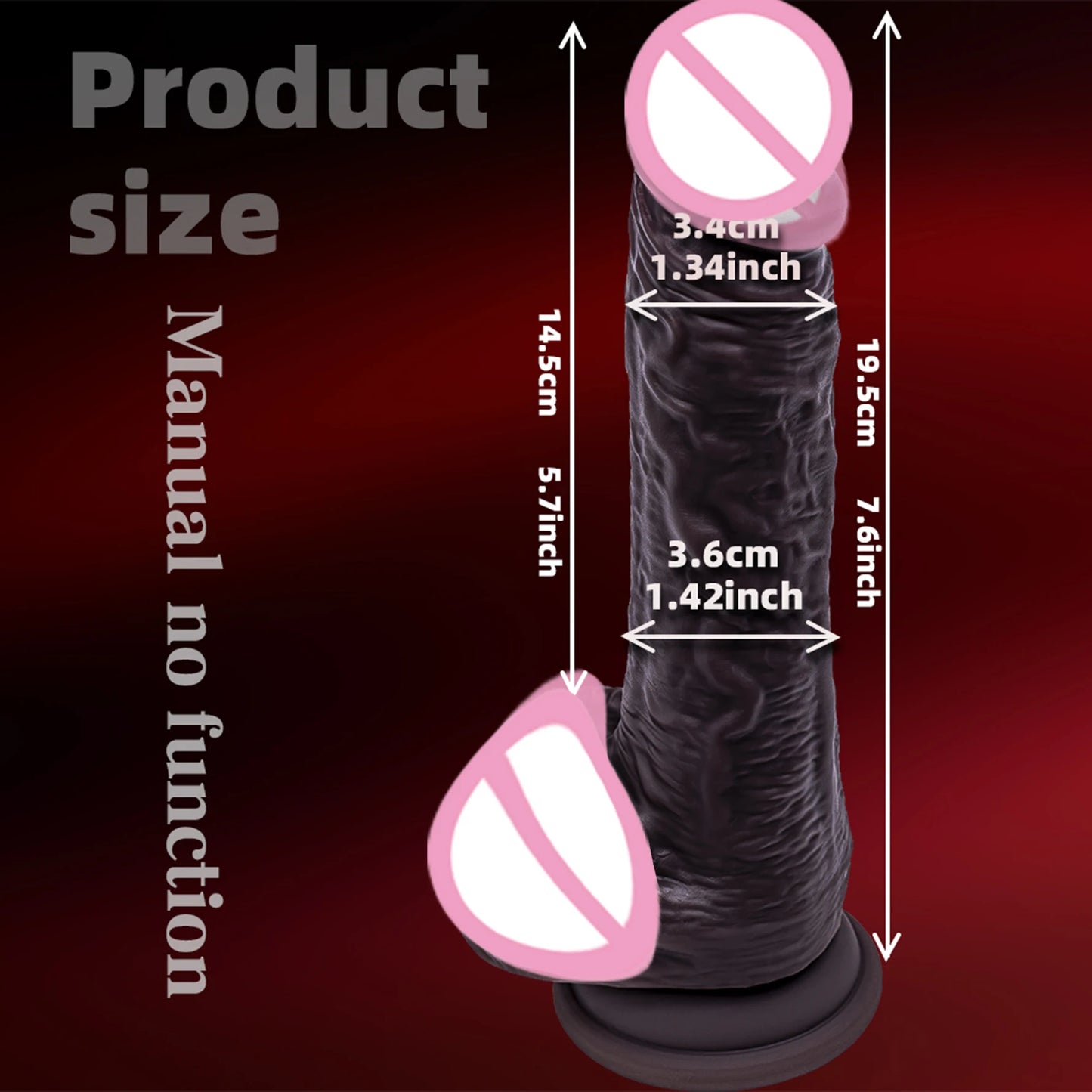 Dildo Vibrator with Remote – 10 Vibration Modes, Telescopic & Rotating Features, Realistic Shaft