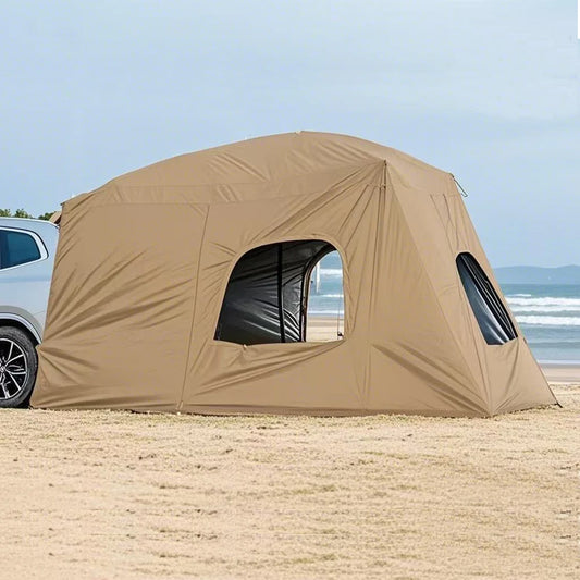 Universal SUV Camping Tent with Spacious Awning Waterproof Car Tent Easy Setup for Backpacking Traveling  Outdoors Car tail tent