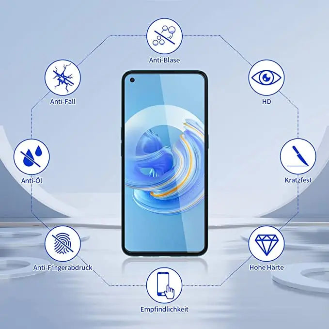 9D Full Protective Glass For Oneplus Ace 9 9E 9R 9RT 10T 10R Tempered Screen Protector Nord CE 2 2T N10 N20 N100 N200 Glass Film