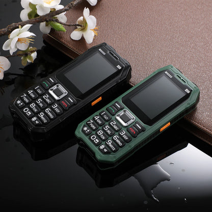 Rugged Mobile Phone M6000 GSM 2G Network 4 SIM Cards Magic Voice 3.5mm Jack 2.4'' Display Big Keyboard Cellphone For Elderly