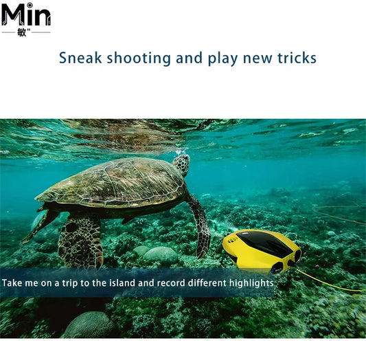 Palm-Sized APP-Controlled Underwater  | Full HD for Exploration & Photo/Video Capture