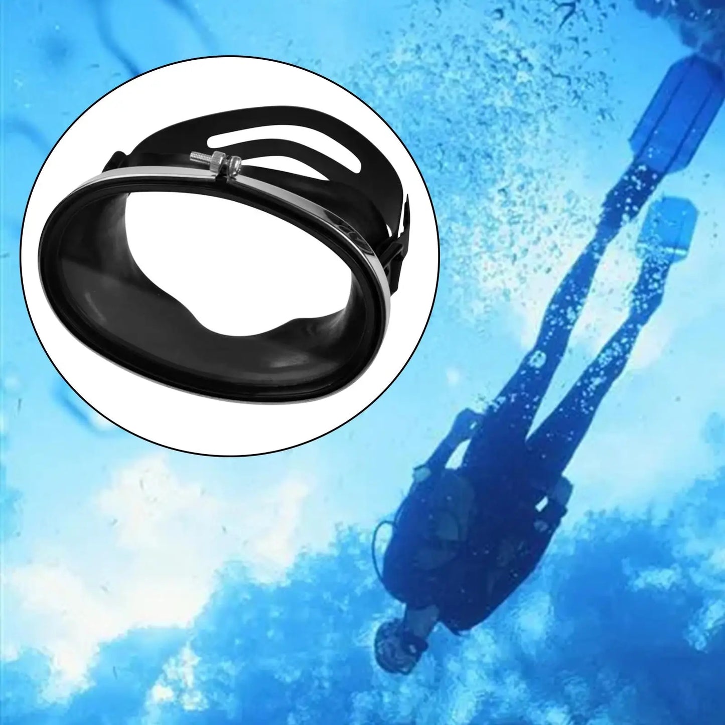 Snorkel Diving Mask Anti-Fog Tempered Glass Snorkeling Glasses Eyewear Underwater Scuba Swimming Glasses Goggles