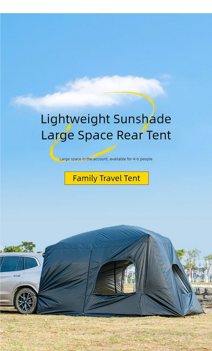 Universal SUV Camping Tent with Spacious Awning Waterproof Car Tent Easy Setup for Backpacking Traveling  Outdoors Car tail tent