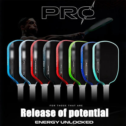new Pro V pickleball paddle features optimized Tech Flex Power and Propulsion Core, delivering enhanced power, higher forgivenes