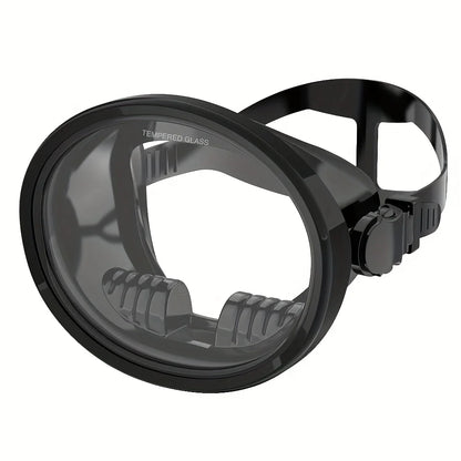 Diving Mask Goggles HD Anti-Fog Spearfishing Mask Freediving Mask Clear Panoramic Goggle with Adjustable Buckle for Free Diving