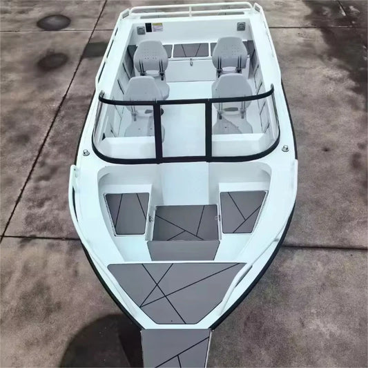 China Factory Cheap 6 Meters 10 Seats  Yacht Luxury Boat Yacht for Water River Park  Sea Beach Tourism