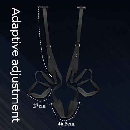Sex Swing Hanging Door Swing Sex Bondage Adjustable Handcuffs Leg Adult Swing Sex Furniture for Couples Adult Sex Toys
