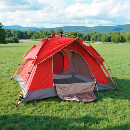 Outdoor Tent Camping Automatic Tent double-deck tents double door tent folding camping tent Beach tent Outdoor Fishing tent