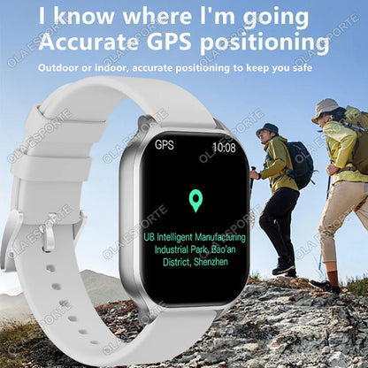 Sports Smart Watch Fitness Clock Health Monitor Waterproof Smartwatch Wireless Bluetooth Call Watches Men Women Smartwatch 2025