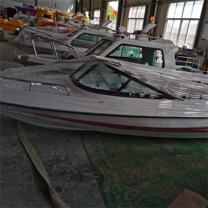 China Factory Cheap 6 Meters 10 Seats  Yacht Luxury Boat Yacht for Water River Park  Sea Beach Tourism